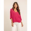 Pull rose Fuchsia femme