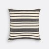 Coussin beige et noir