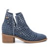 Bottines femme bleu