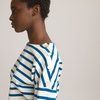 Bleu Rayé Blanc