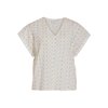 Witte blouse korte mouw dames