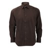 Chemise homme marron-chocolat