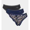 Blue navy+black+printed