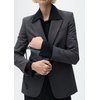 Veste courte pied de poule femme