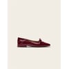 Cuir Plissé Bordeaux