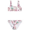 Wit Met Roze Bloemenprint