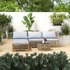 Housse de coussin pour salon de jardin en résine tressée