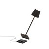 Lampe de chevet tactile noire