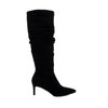 Bottes daim sans talon
