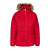 Doudoune rouge bordeaux femme