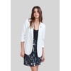 Parka IKKS Blanc Cassé En Coton Enduit - Taille 38 - Neuf Avec étiquettes