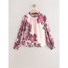 Ecru/Rose Floral