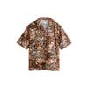 Marron Motif Floral
