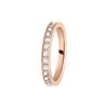 Bague acier rose