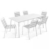 Ensemble table et chaise blanc