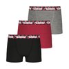 Black + red + grey