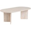 Table basse ovale bois