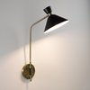 Messing wandlamp