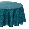 Nappe bleu canard motif