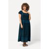 Robe col carré fluide