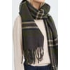 Marron Vetr Java/Avocado Check Scarf