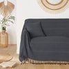 Bedsprei antraciet