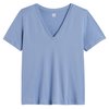 Tee shirt bleu jean femme