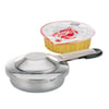 Lot De 4 Récipients à Pâte Combustible Inox - Avec Couvercle Pour Fondue, Barbecue, Camping, Hot Pot - 2