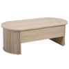 Table basse bois marron foncé