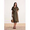 Robe longue popeline de coton
