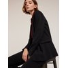 Blazer satin noir femme