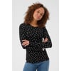 Noir Blanc Black Deep/Chalk Dot