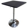 Table bistrot ronde noire