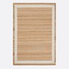 Tapis jute blanc