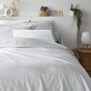 Biancheria da letto grigio chiaro