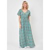 Robe fluide manche papillon