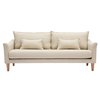 Canapé convertible bois et tissu