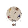 Ocre, Grain De Café, Naturel, Gris Foncé