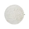 Tapis rond noir et blanc