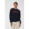 Bleu Salut Blue/Red Print