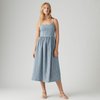 Jean blanc large femme