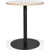 Blanc Moderne Avec Pied Contrastant Noir