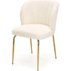 Beige Bouclette Et Doré