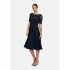 Robe dentelle grise