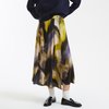 Jupe viscose mi longue