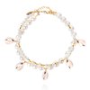Bracelet or blanc femme