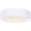 Blanc Tissu Effet Rotang Beige