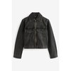 Veste en jean avec fermeture éclair
