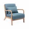 Fauteuil scandinave bleu
