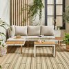 Meuble jardin bois exotique